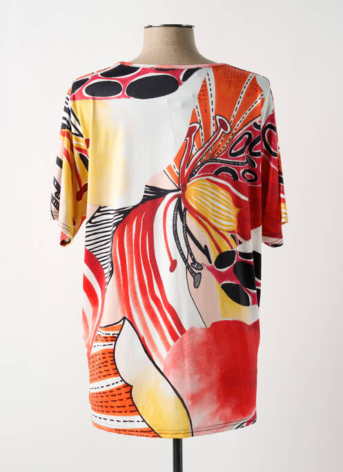 Tricou portocaliu QUATRE VINGT JOURS femeie