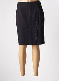 Fustă midi elasticitate negru BRANDTEX femme