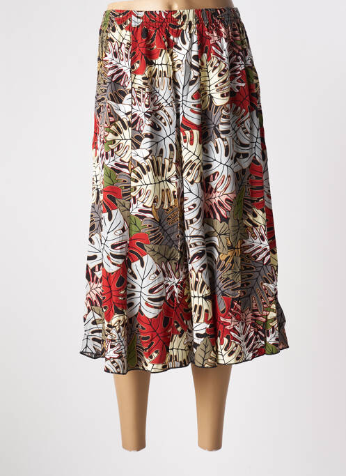 Fustă midi gri QUATRE VINGT JOURS femeie