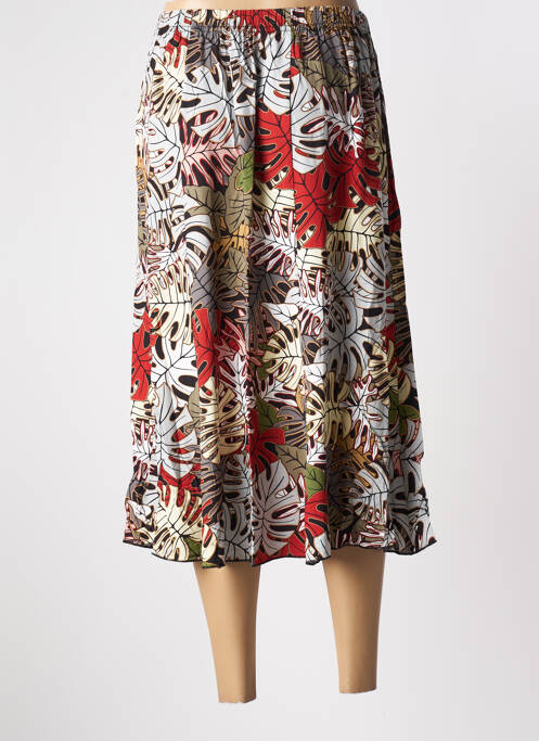 Fustă midi gri QUATRE VINGT JOURS femeie