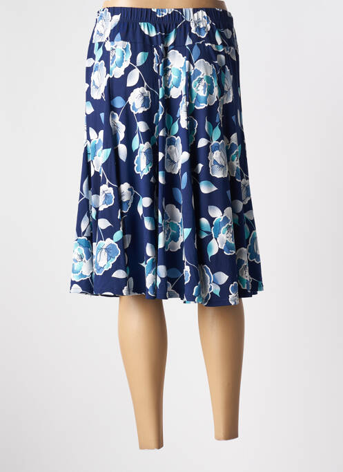 Fustă midi albastru GENUINE femeie