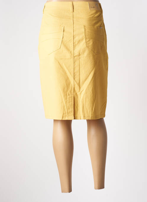Fustă midi galben GRIFFON femeie