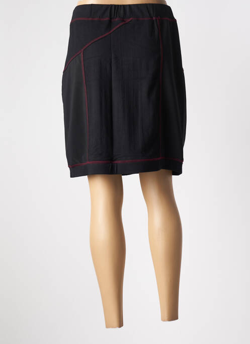 Fustă scurtă negru QUATRE VINGT JOURS femeie