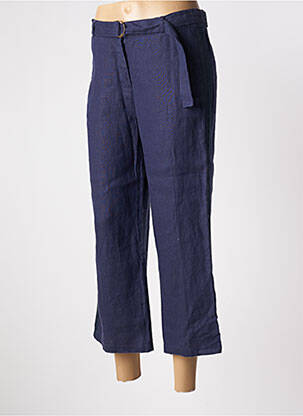 Pantalon trei sferturi albastru JULIE GUERLANDE femeie