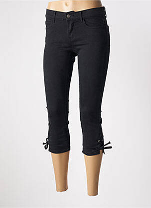 Pantalon trei sferturi elasticitate talie joasă negru TEDDY SMITH femeie