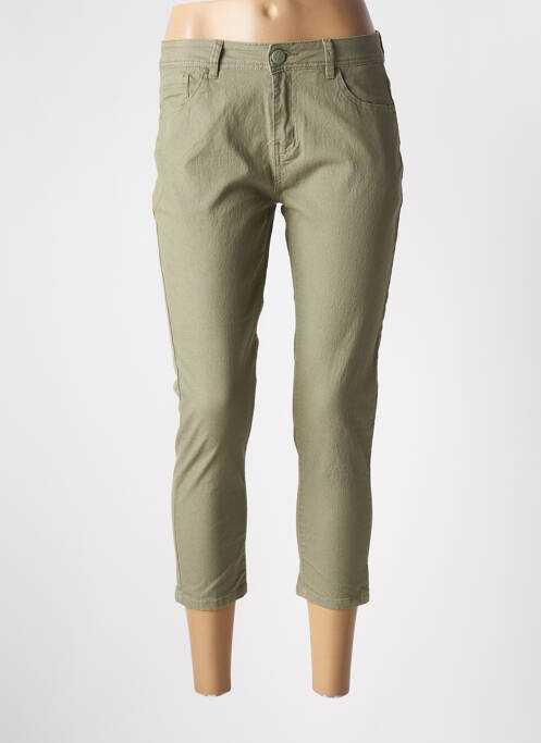 Pantalon trei sferturi verde GRIFFON femeie