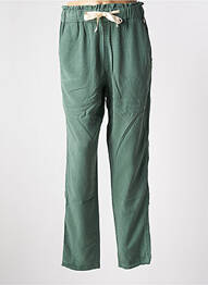 Pantalon drept țesătură poplin mărime normală verde LOLA ESPELETA femme