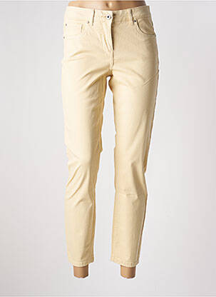 Pantalon 7/8 elasticitate talie joasă bej BRANDTEX femeie