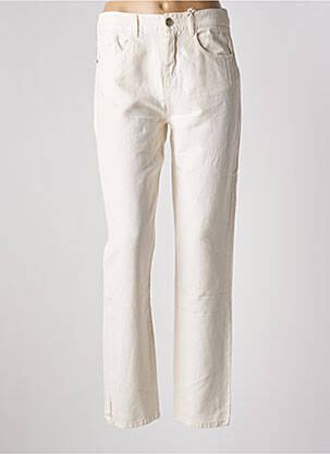 Blugi cu croială slim bej LOLA ESPELETA femeie