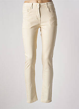 Blugi cu croială slim bej GRIFFON femeie