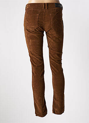 Pantalon slim talie joasă talie joasă maro LOLA ESPELETA femeie