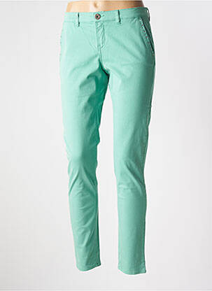 Pantalon chino verde LOLA ESPELETA femeie