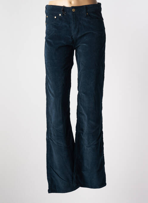 Pantalon evazat elasticitate talie înaltă verde LOLA ESPELETA femme