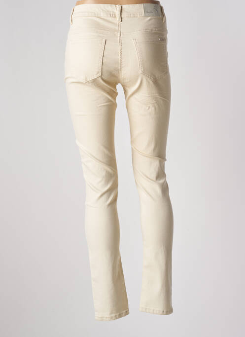 Blugi cu croială slim bej GRIFFON femeie