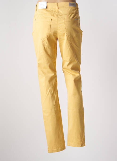 Pantalon slim galben BRANDTEX femeie