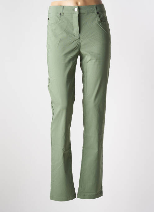 Pantalon slim verde BRANDTEX femeie