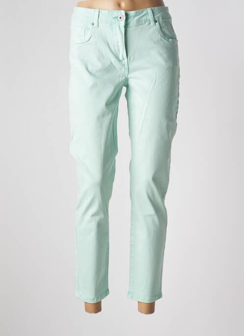 Blugi cu croială dreaptă verde BRANDTEX femeie