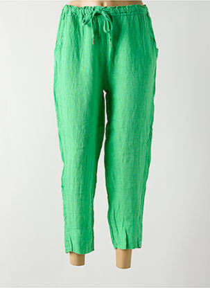 Pantalon drept verde OTTANTOTTO femeie