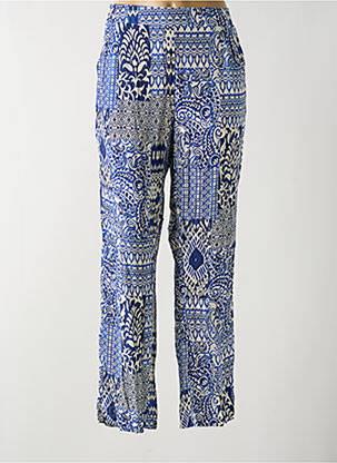 Pantalon drept albastru JULIE GUERLANDE femeie