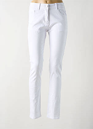 Blugi cu croială slim alb GRIFFON femeie