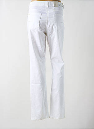 Pantalon slim țesătură poplin mărime normală alb PIERRE CARDIN femeie