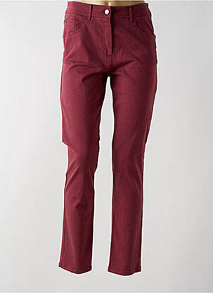 Pantalon slim roșu PAUSE CAFE femeie