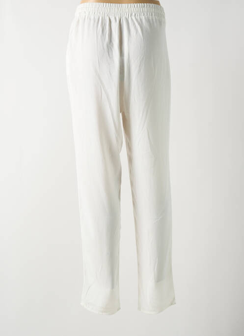 Pantalon drept alb SMASH WEAR femeie