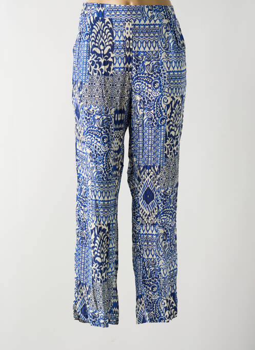 Pantalon drept albastru JULIE GUERLANDE femeie