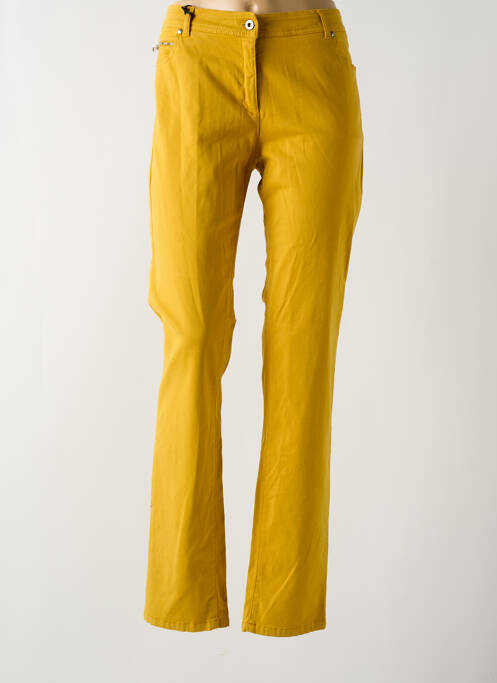 Pantalon slim galben VOODOO femeie