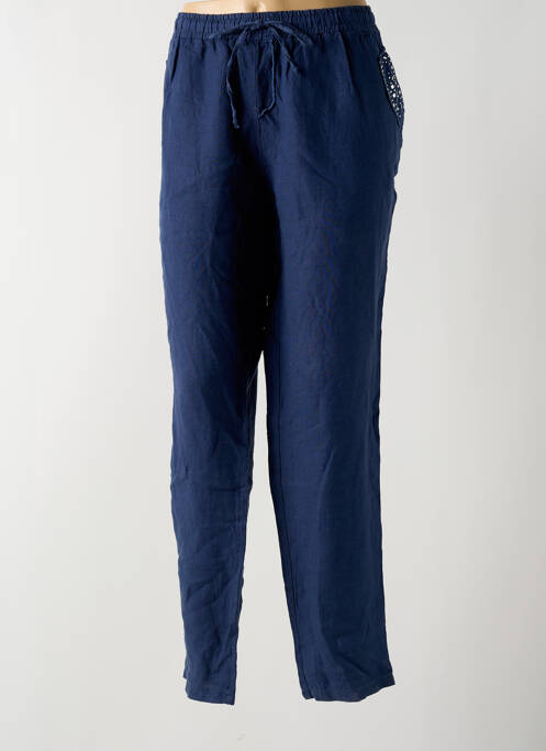 Pantalon drept albastru ZELI femeie