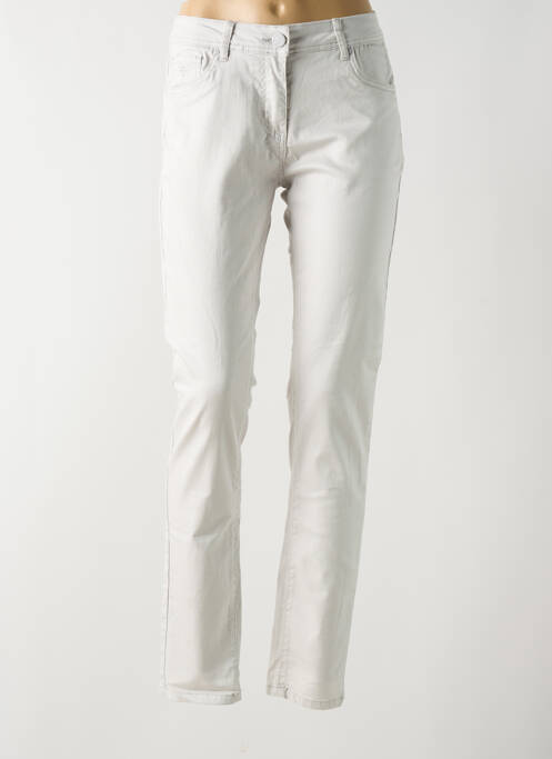 Blugi cu croială slim gri GRIFFON femeie