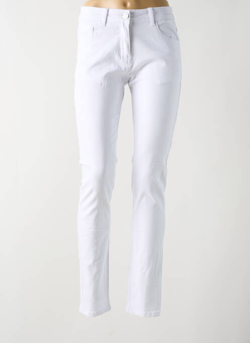 Blugi cu croială slim alb GRIFFON femeie