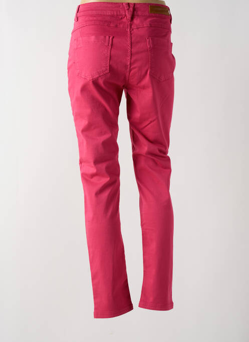 Pantalon slim roz JULIE GUERLANDE femeie