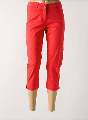 Pantalon trei sferturi roșu BRANDTEX femeie