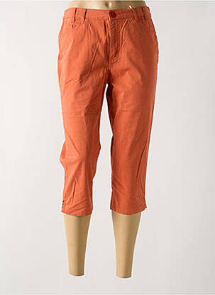 Pantalon trei sferturi portocaliu TBS femeie