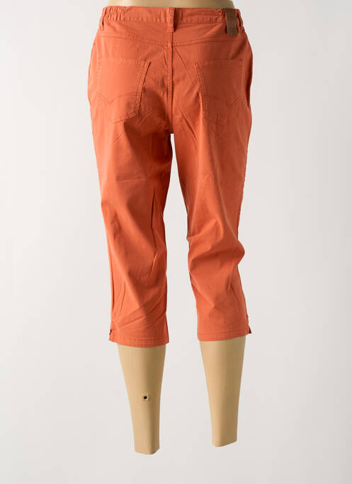 Pantalon trei sferturi portocaliu TBS femeie