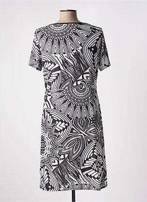 Rochie scurtă mâneci scurte mâneci scurte negru GENUINE femeie