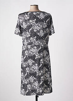 Rochie scurtă mâneci scurte mâneci scurte negru GENUINE femeie