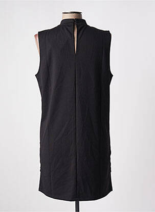Rochie scurtă fără mâneci fără mâneci negru QUATRE VINGT JOURS femeie