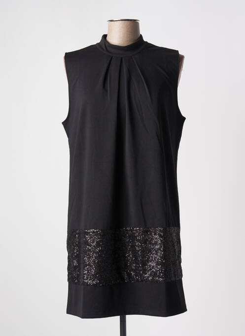 Rochie scurtă negru QUATRE VINGT JOURS femeie