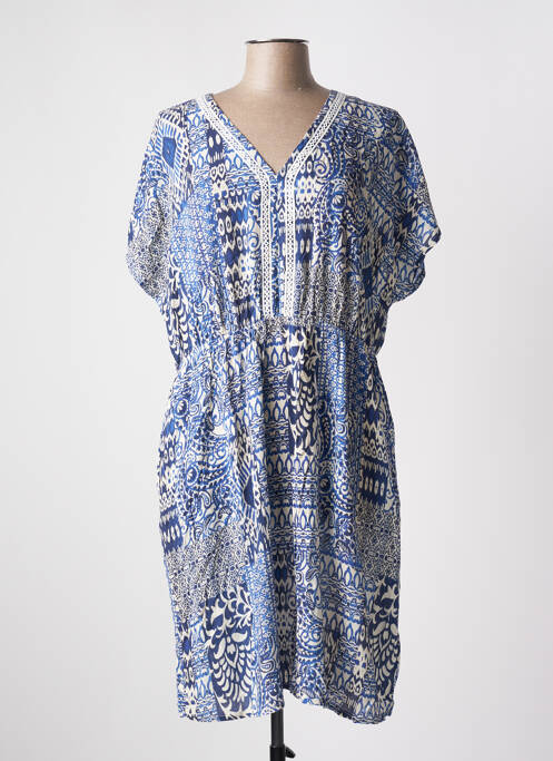 Rochie midi albastru JULIE GUERLANDE femeie