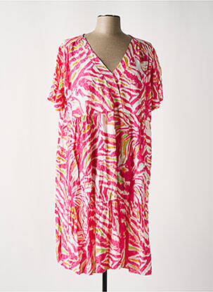 Rochie midi roz OTTANTOTTO femeie