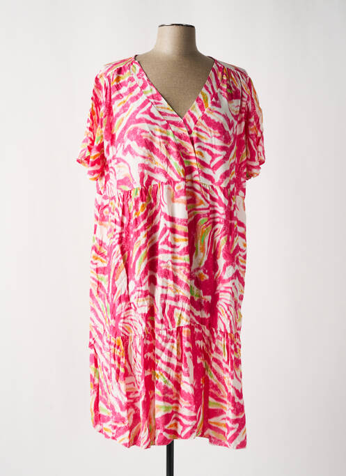 Rochie midi roz OTTANTOTTO femeie