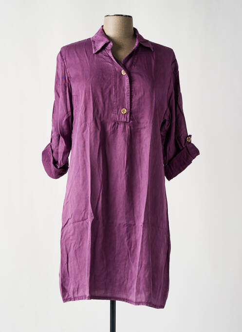 Rochie scurtă violet OTTANTOTTO femeie