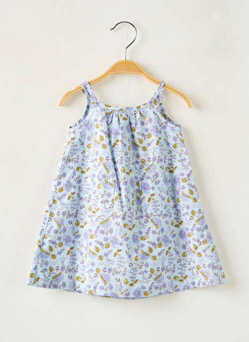 Rochie scurtă albastru PETIT BATEAU fată