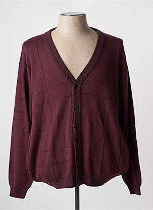 Vestă cu mâneci lungi roșu FISCHER bărbat