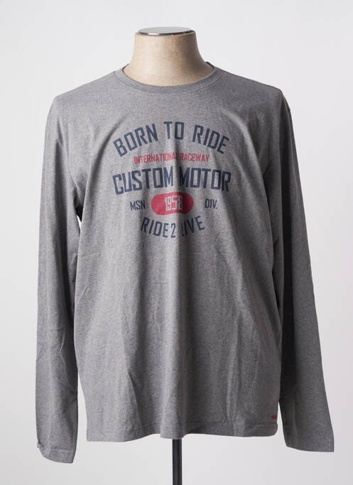 Tricou gri MSN bărbat