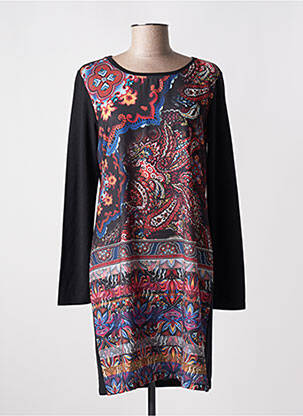 Rochie scurtă mâneci lungi mâneci lungi negru MASSANA femeie