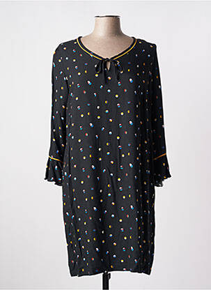 Rochie midi mâneci lungi mâneci lungi negru TELMAIL femeie