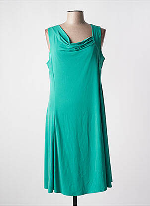 Rochie midi fără mâneci fără mâneci verde ALEXANDRE D. femeie